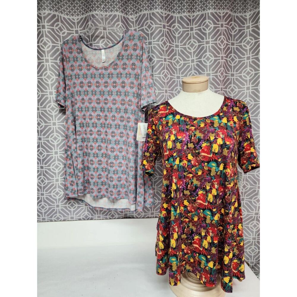 Lularoe Perfect Ts Lot Of Two Shirts Size Large